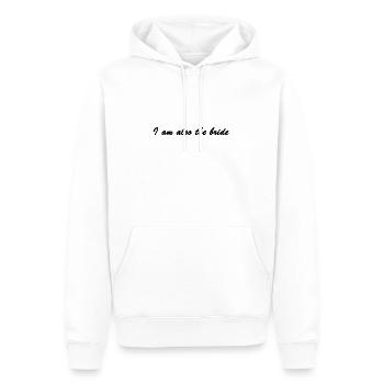 I am also the bride - Homoehe, Gay wedding - Männer Premium Bio Hoodie - Weiß - Vorne - Nico (187cm)