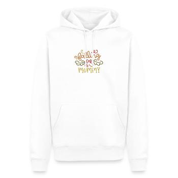 Falling for mommy - Sweat à capuche Premium bio Homme - blanc - Devant - Nico (187cm)