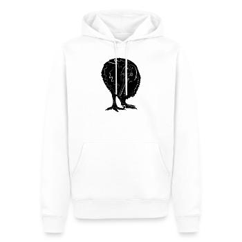 Kiwi Neuseeland - Männer Premium Bio Hoodie - Weiß - Vorne - Nico (187cm)