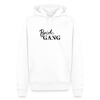 Cadeau de mariage - Sweat à capuche Premium bio Homme - blanc - Devant - Nico (187cm)