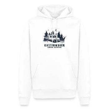 Kastenwagen Camping Adventure - Männer Premium Bio Hoodie - Weiß - Vorne - Nico (187cm)
