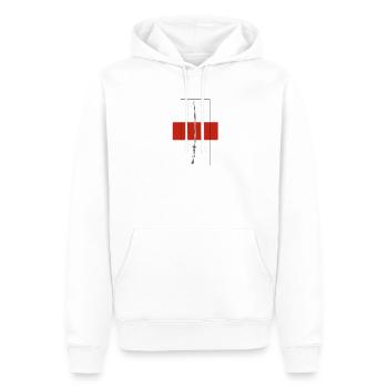 Japanische Katana - Männer Premium Bio Hoodie - Weiß - Vorne - Nico (187cm)