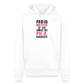 Fière maman d'un incroyable cadeau de doctorat - Sweat à capuche Premium bio Homme - blanc - Devant - Nico (187cm)