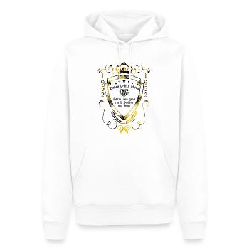 Baden-Württemberg - Männer Premium Bio Hoodie - Weiß - Vorne - Nico (187cm)