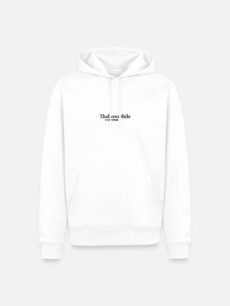 Thalassophile - Männer Premium Bio Hoodie - Weiß