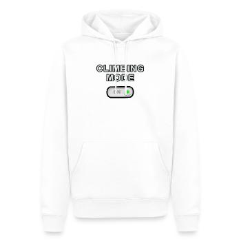 Escalade - Sweat à capuche Premium bio Homme - blanc - Devant - Nico (187cm)