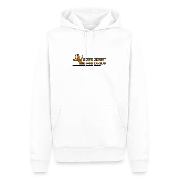 Wappel Wackelarmiger Windhosenkamerad - Männer Premium Bio Hoodie - Weiß - Vorne - Nico (187cm)