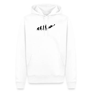 Torwart - Männer Premium Bio Hoodie - Weiß - Vorne - Nico (187cm)
