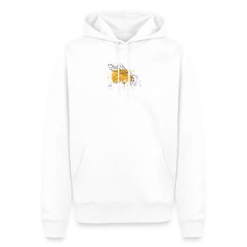 Biene Imker - Männer Premium Bio Hoodie - Weiß - Vorne - Nico (187cm)