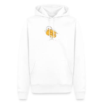 chick - Men’s Premium Organic Hoodie - white - Front - Nico (187cm)