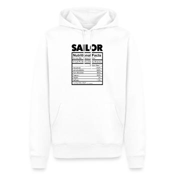 Seemann Segeln - Männer Premium Bio Hoodie - Weiß - Vorne - Nico (187cm)
