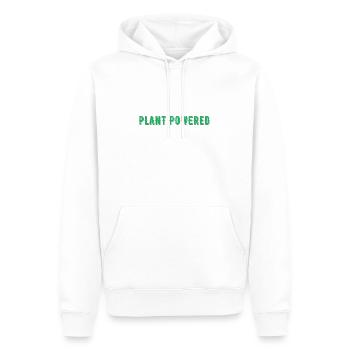 Cadeau végétalien végétalien - Sweat à capuche Premium bio Homme - blanc - Devant - Nico (187cm)