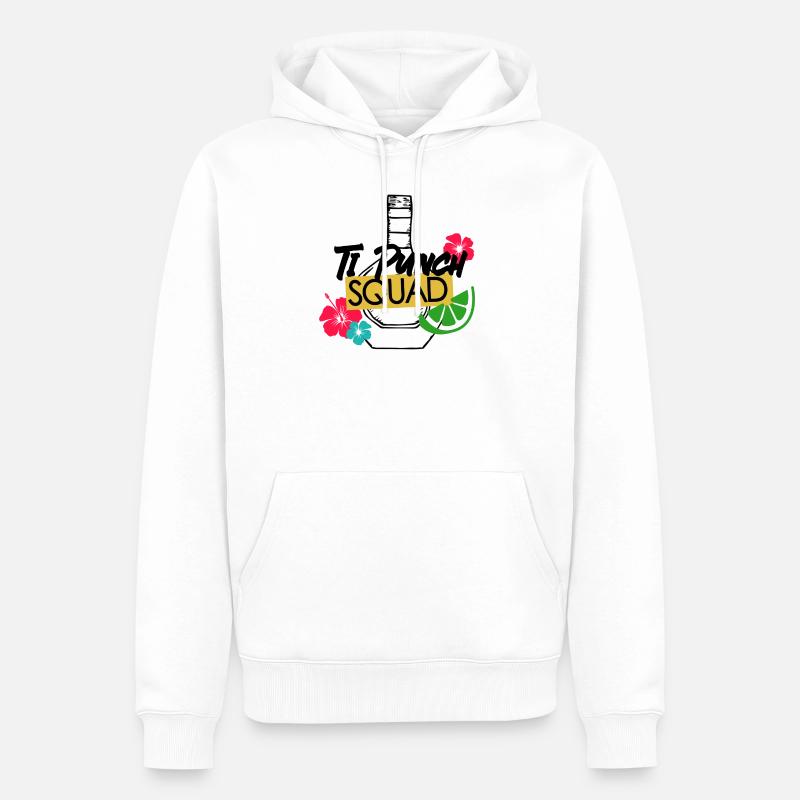 Ti-Punch-Trupp - Männer Premium Bio Hoodie - Weiß