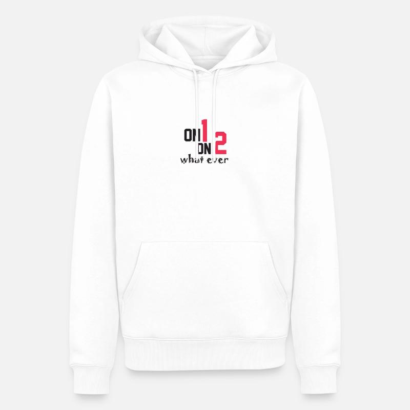 Salsa - Männer Premium Bio Hoodie - Weiß