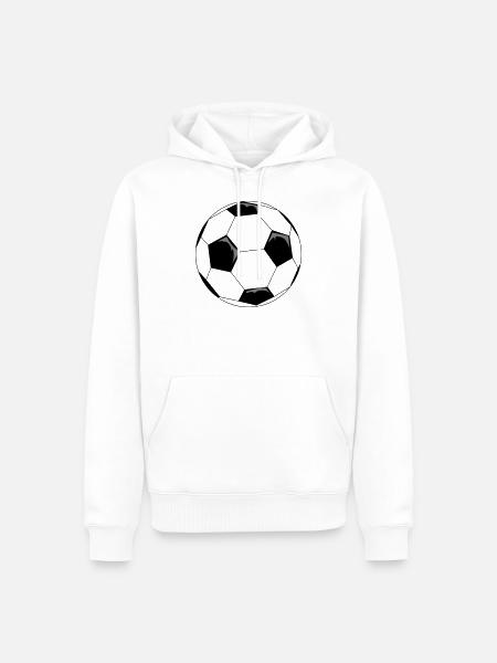 Fotboll Fotboll Fotboll Fotboll Fotboll Fotboll Fotboll Fu - Ekologisk premiumluvtröja herr - vit