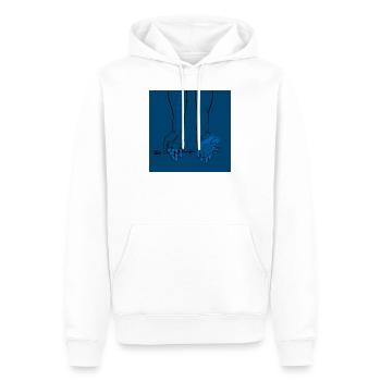 Ready for your love - Männer Premium Bio Hoodie - Weiß - Vorne - Nico (187cm)