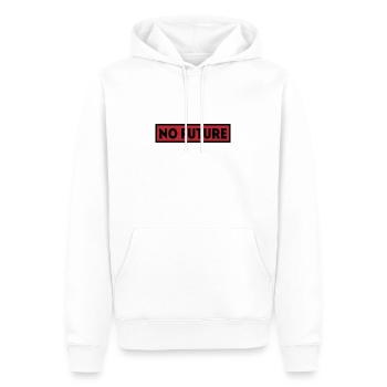 Aucun futur cadeau d'anarchie punk rock punk - Sweat à capuche Premium bio Homme - blanc - Devant - Nico (187cm)