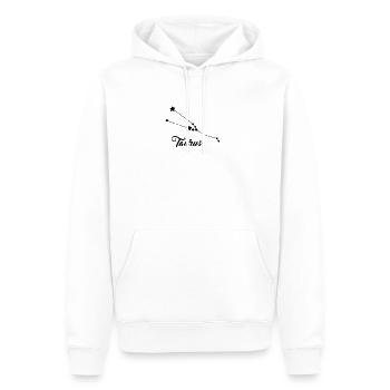Sternzeichen Taurus/Stier - Männer Premium Bio Hoodie - Weiß - Vorne - Nico (187cm)