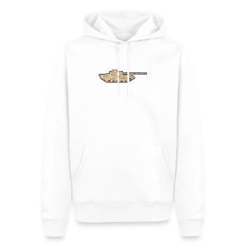 Camouflage Panzer Tank - Sweat à capuche Premium bio Homme - blanc - Devant - Nico (187cm)