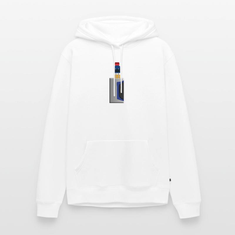 Dampfe Vape E-Cig Vaper Männer Premium Bio Hoodie