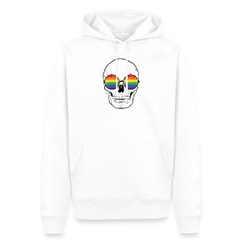 Totenkopf Lgbt Pride Month Gay Geschenk - Männer Premium Bio Hoodie - Weiß - Vorne - Nico (187cm)
