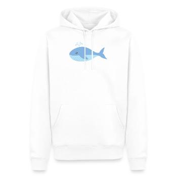 wal - Männer Premium Bio Hoodie - Weiß - Vorne - Nico (187cm)
