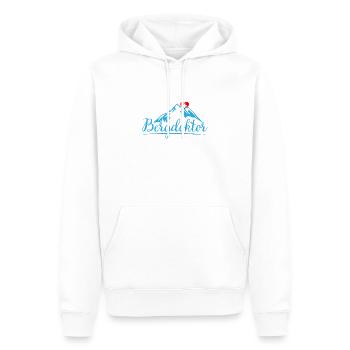 Bergdoktor Geschenk Österreich Lederhose - Männer Premium Bio Hoodie - Weiß - Vorne - Nico (187cm)
