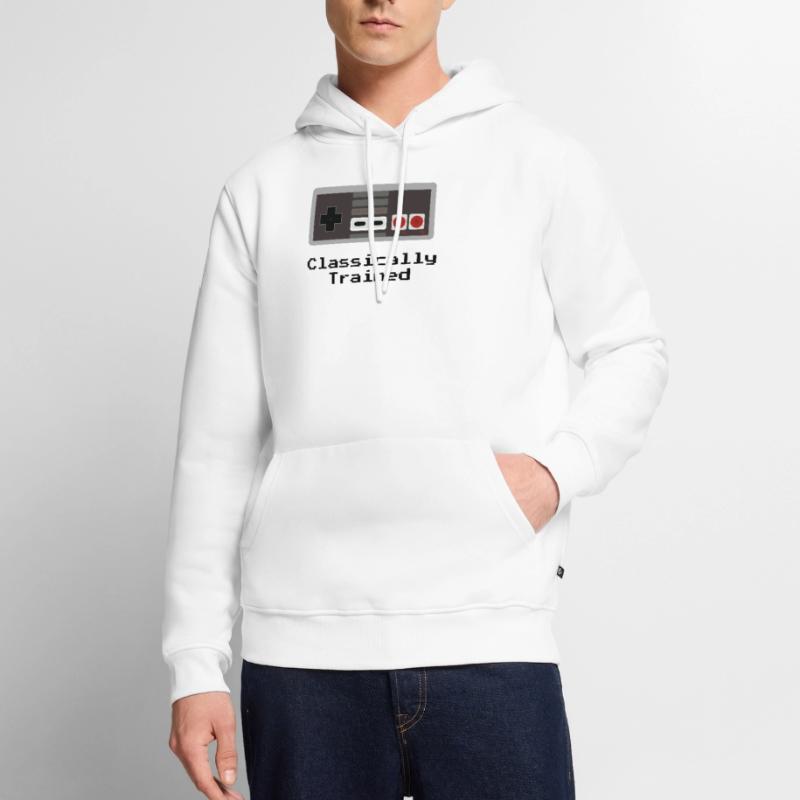 Classically Trained Controller Men’s Premium Organic Hoodie
