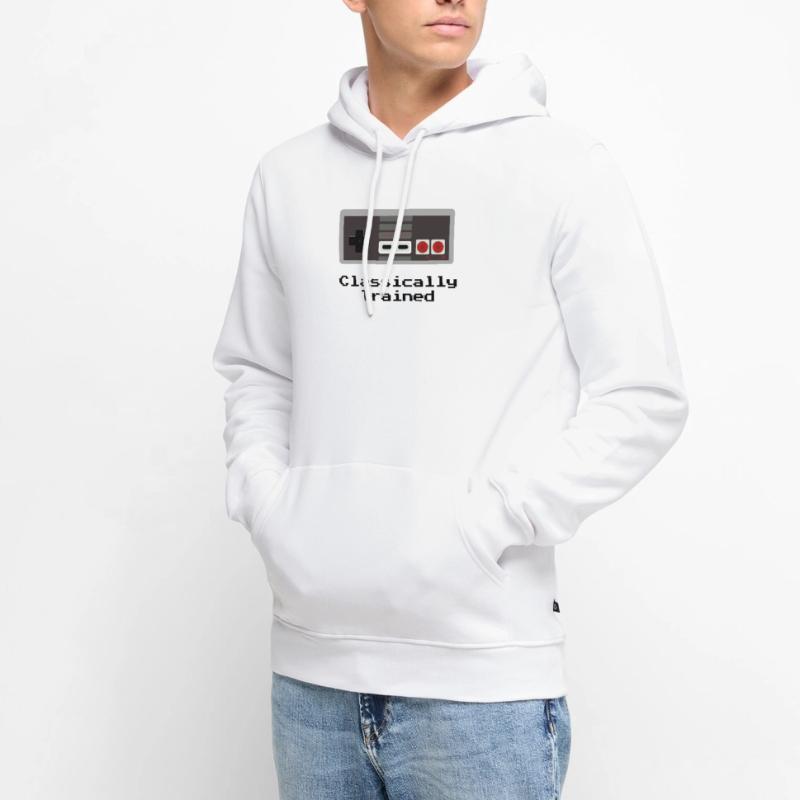 Classically Trained Controller Men’s Premium Organic Hoodie