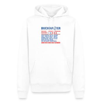 Buchhalter Beruf Steuer Spruch Geschenk - Männer Premium Bio Hoodie - Weiß - Vorne - Nico (187cm)