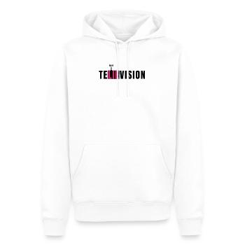Media television lie resistance demo gift - Men’s Premium Organic Hoodie - white - Front - Nico (187cm)