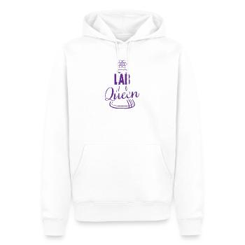 Lab Queen Chemie Geschenk Chemistry - Männer Premium Bio Hoodie - Weiß - Vorne - Nico (187cm)