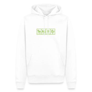 Chimie Professeur Cadeau Chimie - Sweat à capuche Premium bio Homme - blanc - Devant - Nico (187cm)