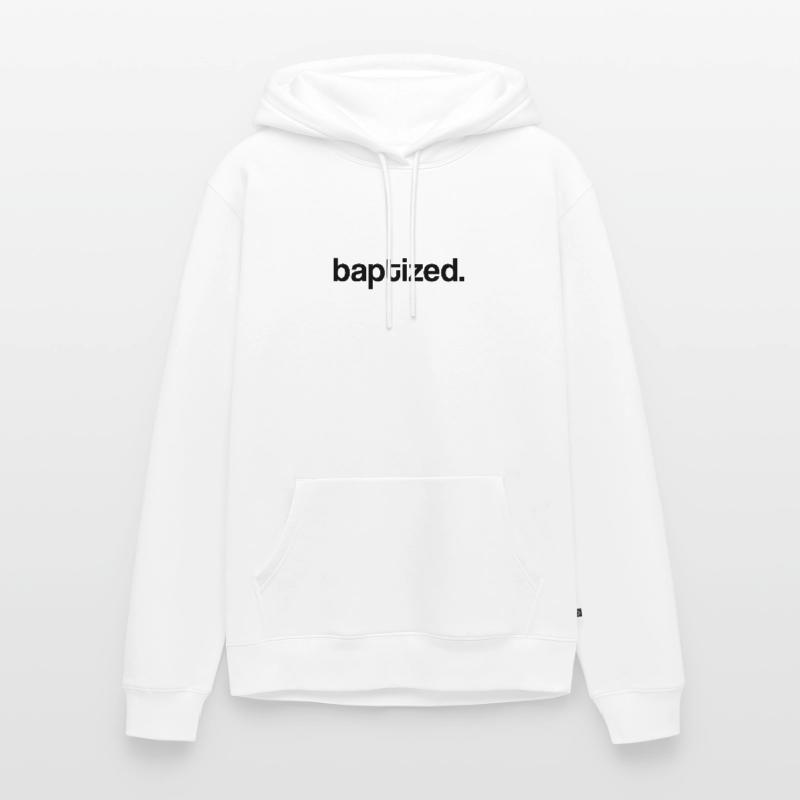 baptized - baptized Men’s Premium Organic Hoodie