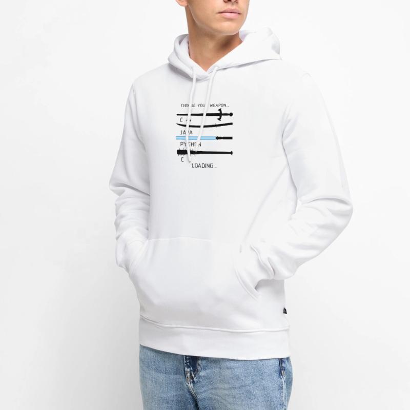Coding Java programmeur profession cadeau Sweat à capuche Premium bio Homme