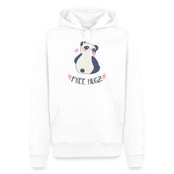 Mädchen Geschenk Babyparty Kindergeburtstag - Männer Premium Bio Hoodie - Weiß - Vorne - Nico (187cm)