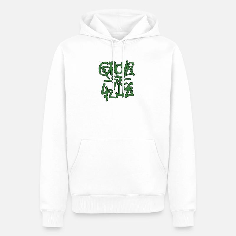 Grove Street - GTA - San Andreas - Sweat à capuche Premium bio Homme - blanc