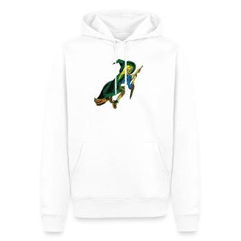 Brockenhexe - Männer Premium Bio Hoodie - Weiß - Vorne - Nico (187cm)