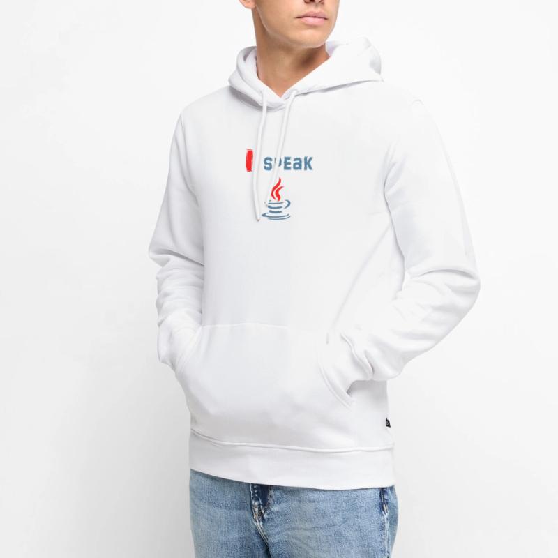 I Speak Java - Ich Spreche Java Männer Premium Bio Hoodie