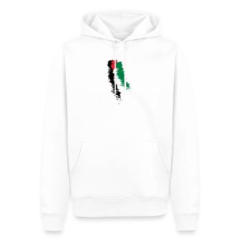 Palästina - Männer Premium Bio Hoodie - Weiß - Vorne - Nico (187cm)