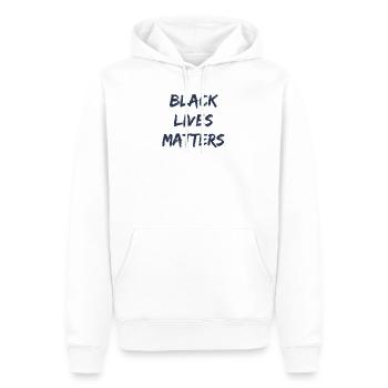 black lives matters - Männer Premium Bio Hoodie - Weiß - Vorne - Nico (187cm)