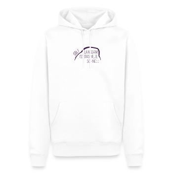 Cadeau de slime de montagne lente d'escargot - Sweat à capuche Premium bio Homme - blanc - Devant - Nico (187cm)