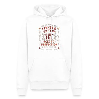 Februar 1971 1971 Geboren Geschenk - Männer Premium Bio Hoodie - Weiß - Vorne - Nico (187cm)