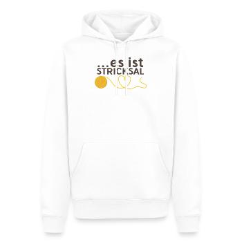 Stricksal Stricken Hobby Handarbeit Wolle Geschenk - Männer Premium Bio Hoodie - Weiß - Vorne - Nico (187cm)