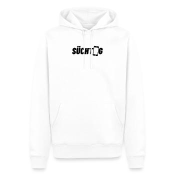 Smartphone Telefon online Mobil süchtig geschenk - Männer Premium Bio Hoodie - Weiß - Vorne - Nico (187cm)
