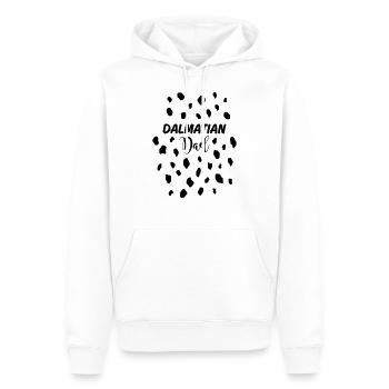 Dalmatian Dad - Dalmatiner Papa Dalmatinerpunkte - Männer Premium Bio Hoodie - Weiß - Vorne - Nico (187cm)