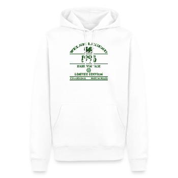 Eine walisische Legende 1995 - Männer Premium Bio Hoodie - Weiß - Vorne - Nico (187cm)