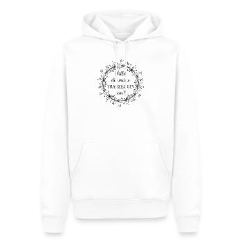 Trauzeugin Geschenk Braut Paar Hochzeit Ehe - Männer Premium Bio Hoodie - Weiß - Vorne - Nico (187cm)