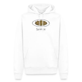 Spätzle Geschenk Schwaben Schwobe Schwabenland - Männer Premium Bio Hoodie - Weiß - Vorne - Nico (187cm)