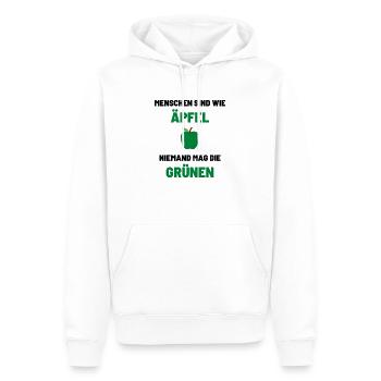 Politik freiheit grün wahl links partei grundrecht - Männer Premium Bio Hoodie - Weiß - Vorne - Nico (187cm)